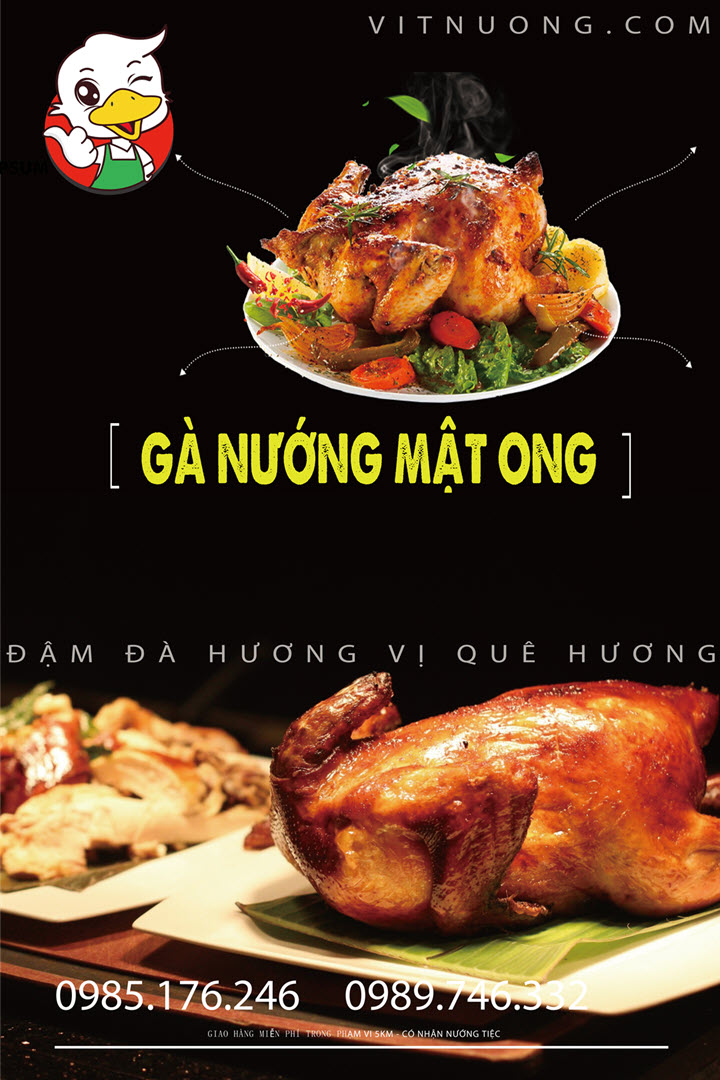 Đặc sản GÀ NƯỚNG MẬT ONG